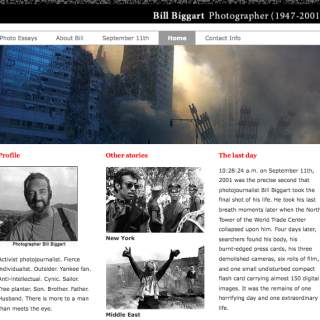 Bill Biggart Memorial Website 