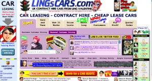 Lings Cars website